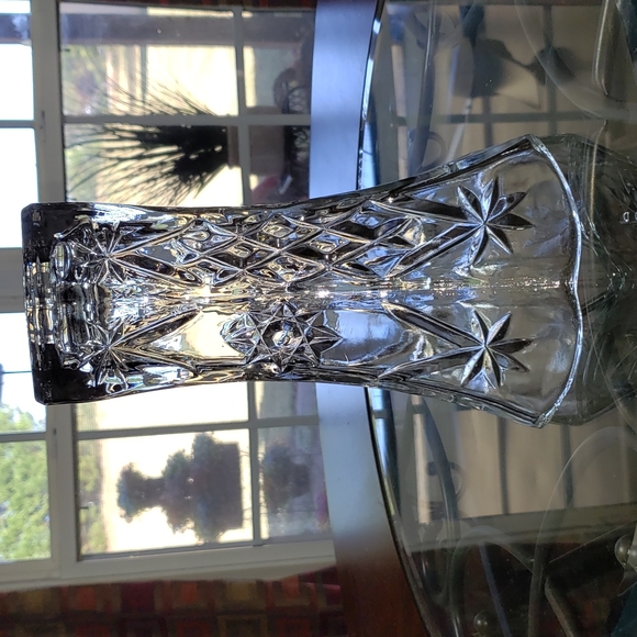 FF 💘 VINTAGE ANCHOR HOCKING GLASS STAR OF DAVID PRESCUT CRYSTAL * - Picture 5 of 5